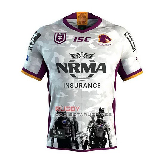 Camiseta Brisbane Broncos Rugby 2019-2020 Conmemorative